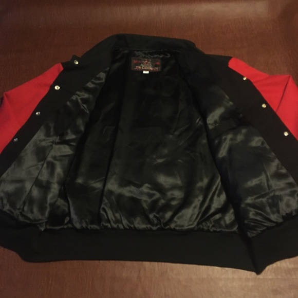 Vtg Rare Jeff Hamilton JH WI Badgers NASCAR Jacket - Picture 5 of 10